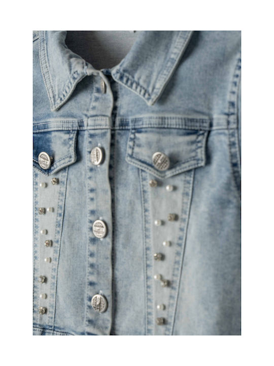 Evita Kids Denim Jacket Light Blue