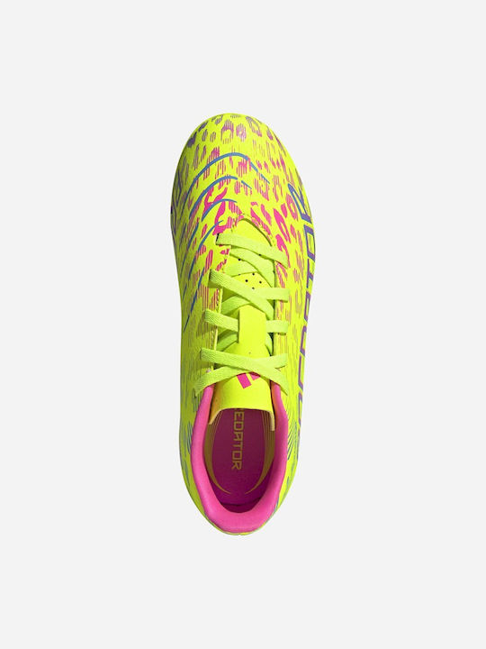 Predator Club Kids Molded Soccer Shoes Yellow