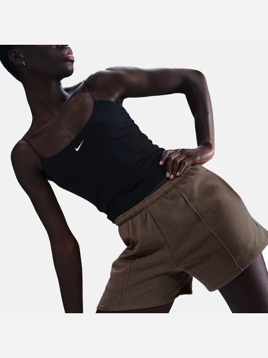 Sportswear Γυναικείο Πετσετέ Αθλητικό Σορτς Καφέ