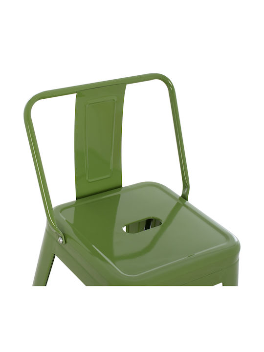 Stool for Bar Outdoor Melita-pro Light Olive Green 43x43x88cm