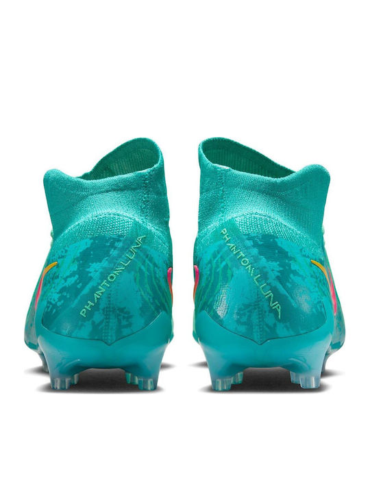 Nike Phantom Luna 2 Elite Fußballschuhe mit Stollen Türkis