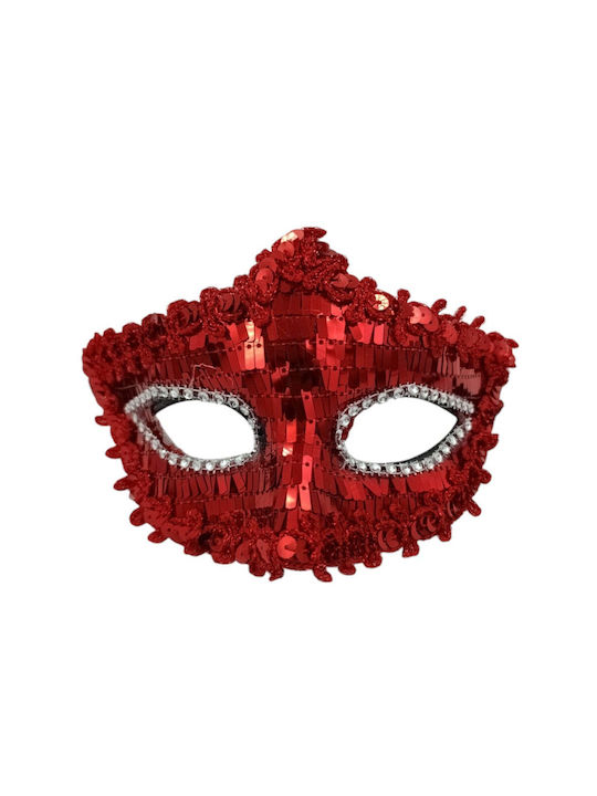 Venezianische Paillettenmaske 5 Farben