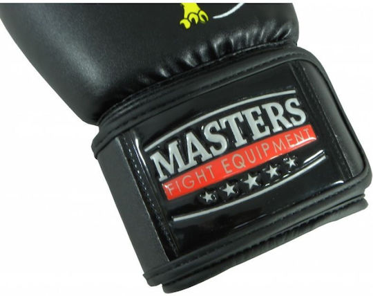 Sport Masters Γάντια Πυγμαχίας για Αγώνα Μαύρα