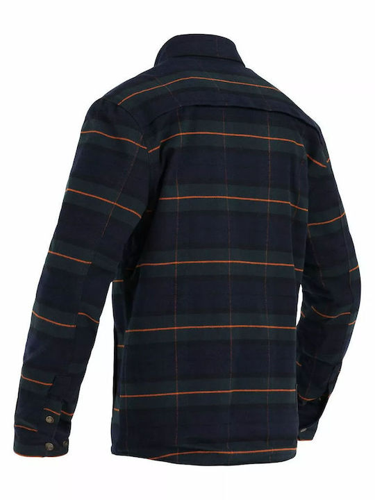 John Doe Vintage Motoshirt Καλοκαιρινό Ανδρικό Μπουφάν Μηχανής Blue/Green/Orange