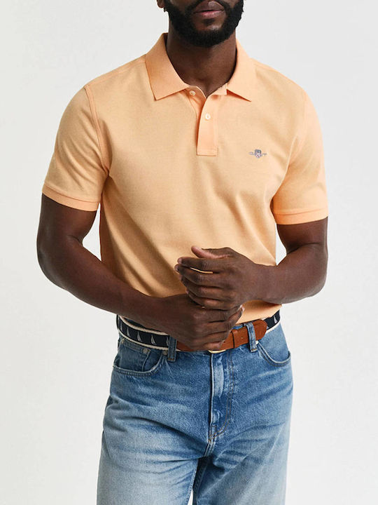 Gant Shield Polo Blouse Light Orange