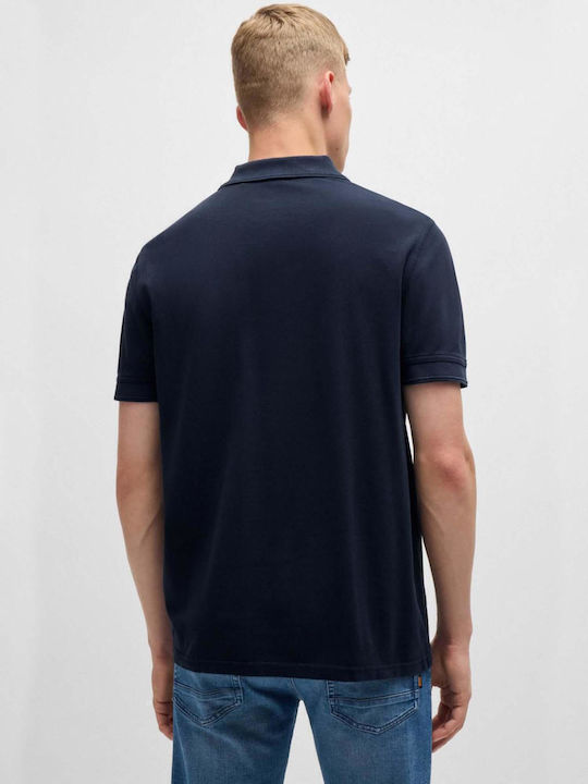 Boss Prime Tricou Polo Albastru Închis