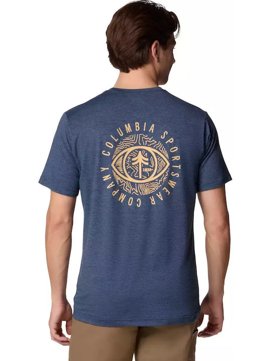 Hike Back T-shirt Μπλε