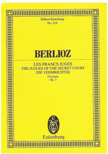 Berlioz Judges Secret Court Op.3 Pocket Score