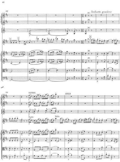Mozart Violinkonzert Nr. 4 KV218 Taschenpartitur