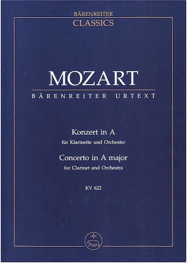 Mozart Clarinet Concerto Kv622 Pocket Score