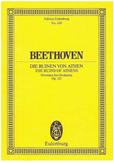 Beethoven Ruins Athens Op.113 Pocket Score