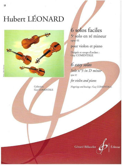 Leonard 6 Solos Faciles Solo Nr.5 In D Minor Op.41