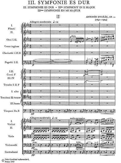 Dvorak Symphony Nr.3 Pocket Score