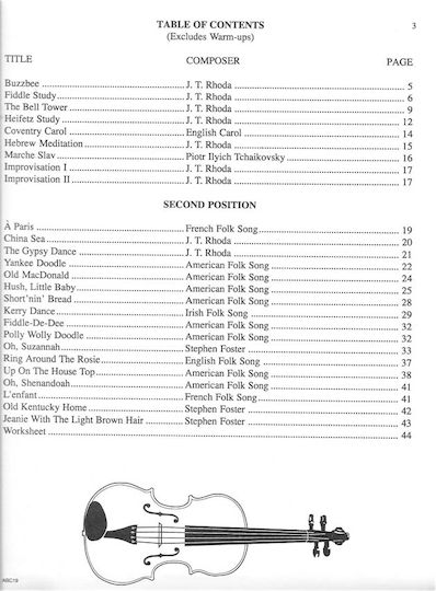 Rhoda Abc's Violin More Advanced Book 4