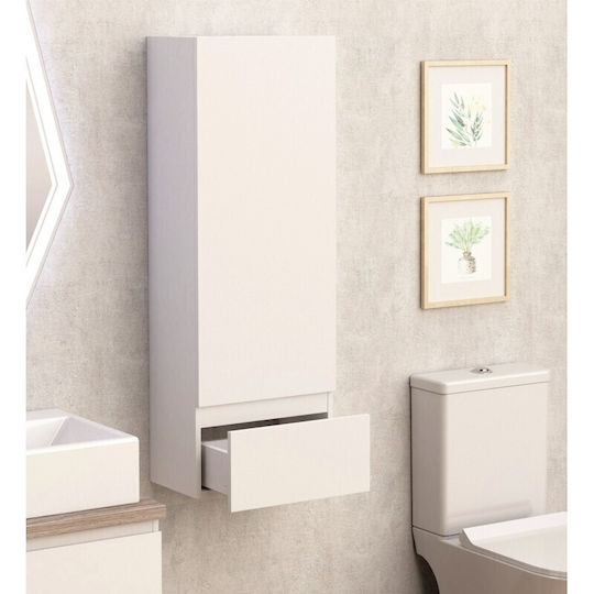 Badezimmer-Säule Inter Ceramic Icp 134neu 2 Türen PVC Weiß