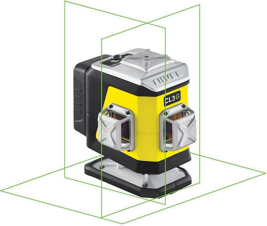 Cross Line Laser Level Nivel System Cl3g 3d Multifunctional Green Laser 3 Laser Planes 360 Degrees