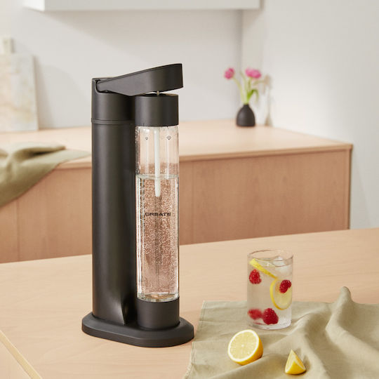 Aparat de făcut apă carbogazoasă Create Soda Maker Studio 1 Litru Negru