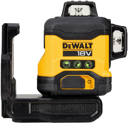 Dewalt Αυτορυθμιζόμενο Γραμμικό Αλφάδι Laser Πράσινης Δέσμης 18V με Εύρος Εργασίας 40m