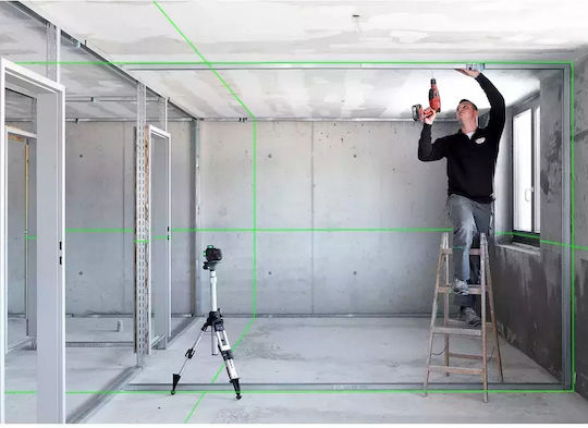 Sola PLANO 3D GREEN Αυτορυθμιζόμενο Γραμμικό Αλφάδι Laser Πράσινης Δέσμης 3.6V με Εύρος Εργασίας 30m