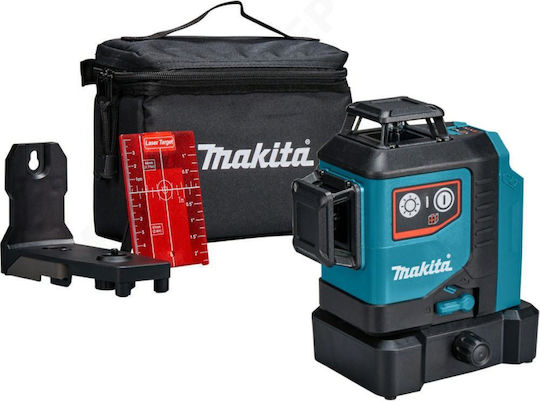 Makita Γραμμικό Αλφάδι Laser Κόκκινης Δέσμης 12V με Εύρος Εργασίας 25m