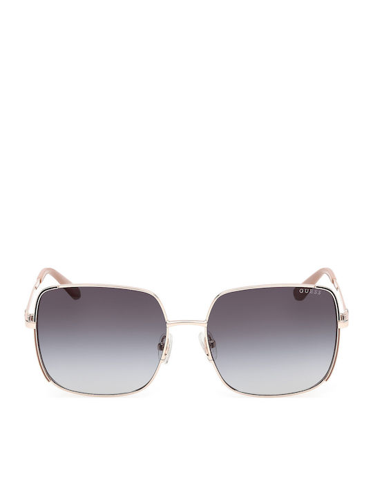 Guess Damentragen Sonnenbrillen mit Schwarzem Metallrahmen und Grau Verlaufsfarbe Gläser GU00194 32B
