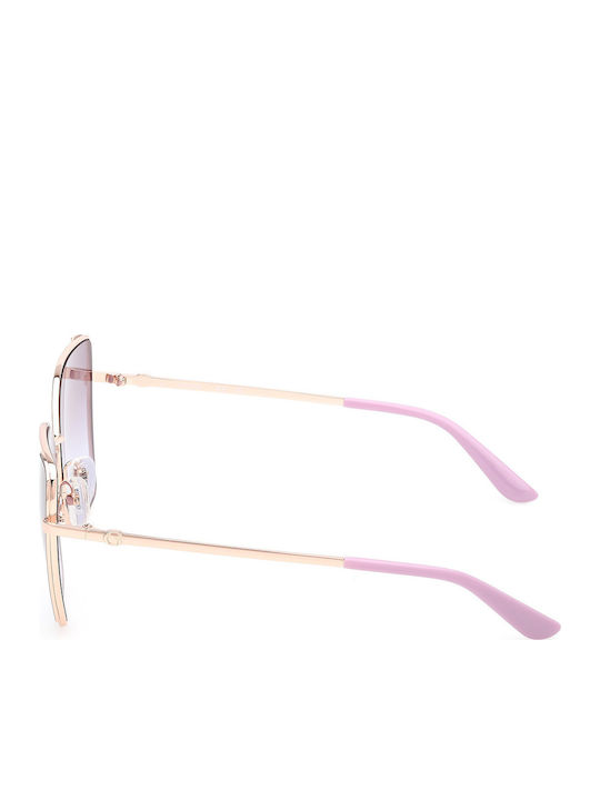 Guess Women’s Sunglasses with Black Metallic Frame and Purple Gradient Lens GU00192 59F