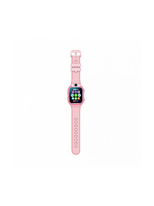 Kids Smartwatch with GPS and Rubber/Plastic Strap Pink