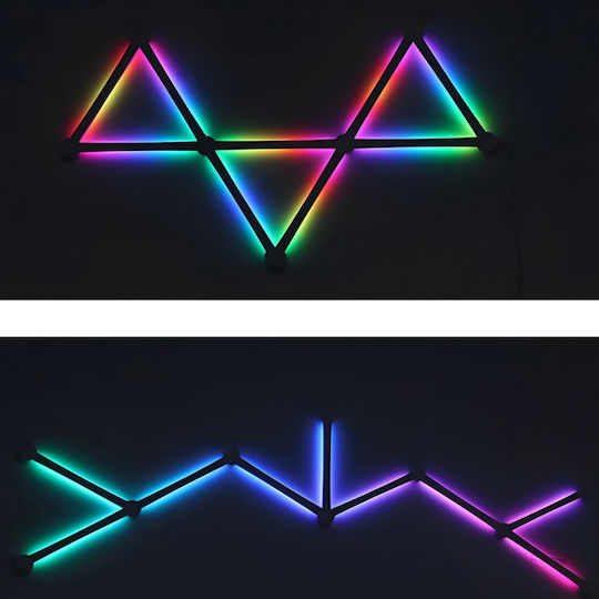 Smart Decorative Table Lamp LED RGB Bar Light 9pcs 30cm
