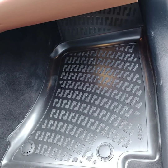 Πατάκια Σκαφάκια 3d Λάστιχο Tpe Mercedes E-class W214 2023 Rizline 4 Τεμάχια Μαύρα