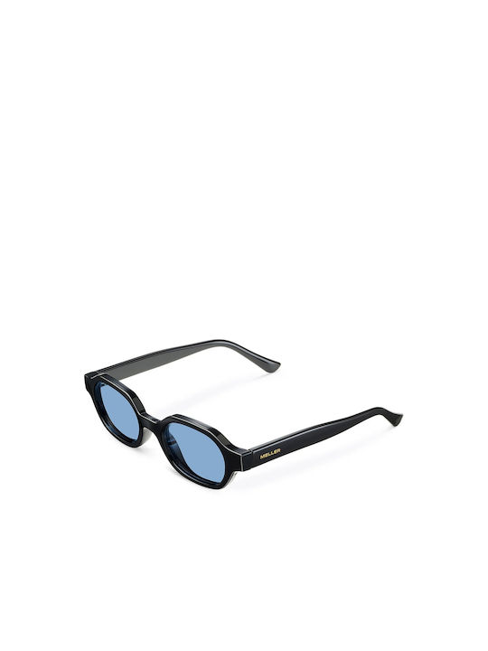 Meller Sunglasses with Black Plastic Frame and Light Blue Polarized Lens CU-TUTSEA