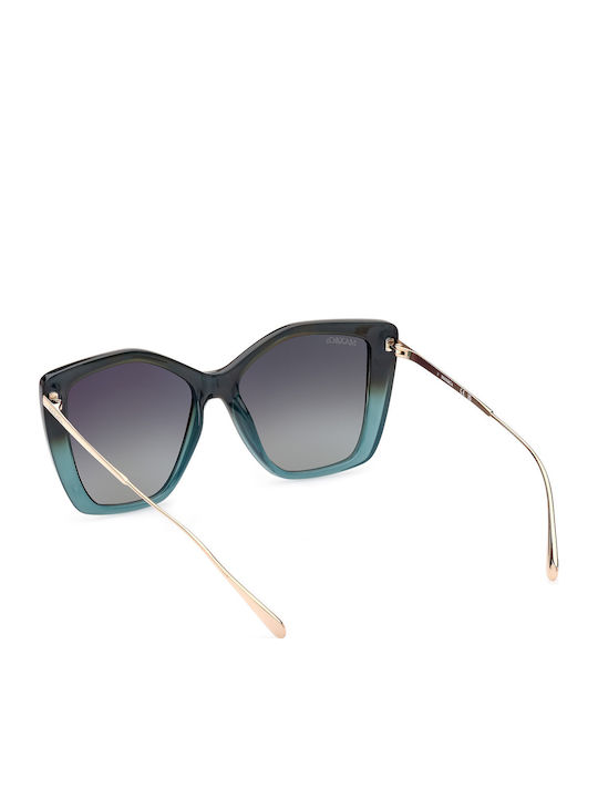 Max & Co Women's Sunglasses with Brown Tartaruga Plastic Frame and Brown Gradient Lens MO0065 56N
