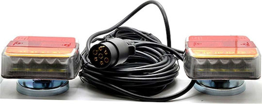 Φως Τρέιλερ LED με Μαγνήτη 12V 1τμχ