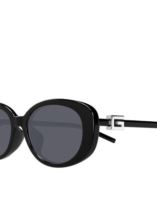 Gucci Women Sunglasses With Black Horn-Rimmed Frame And Grey Lens GG1684SA 001