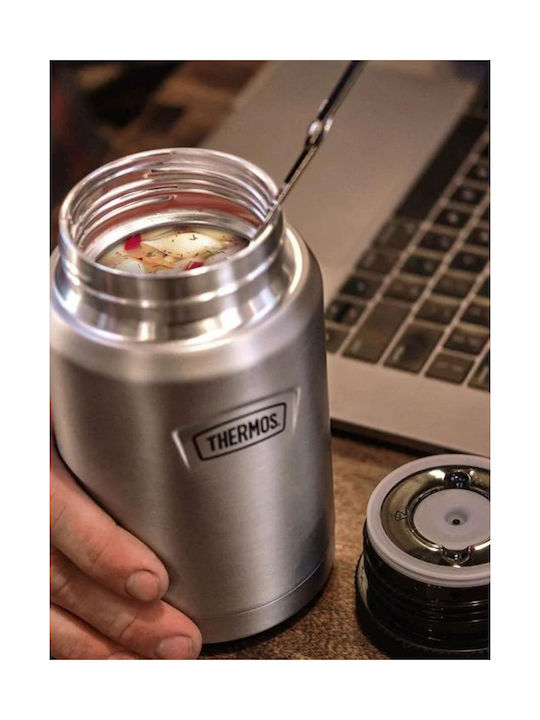 Thermos Δοχείο Φαγητού Inox Θερμός Γκρι 470ml