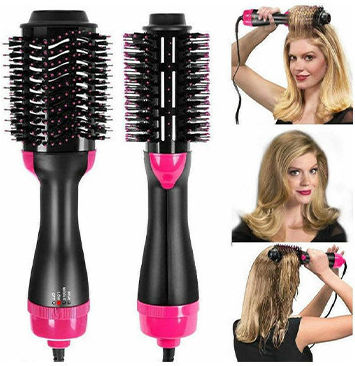 Electric Brush with Air for Straightening and Curls 1000W
