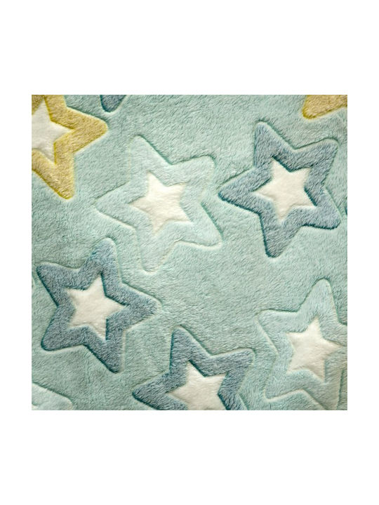 Lino Home Blanket Fleece Glowing Mint 160x220cm