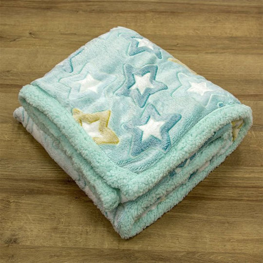 Lino Home Одеяло Флийс Светещо Mint 160x220cm