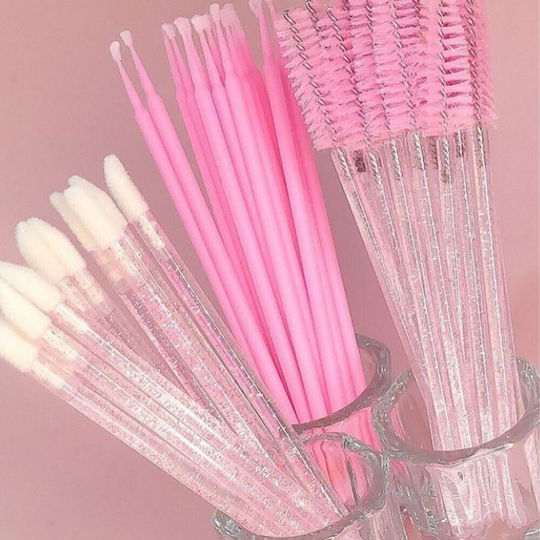 Σετ 150 Βουρτσάκια Eyelash Extensions Κασετίνα