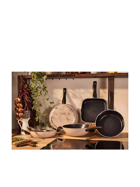Ballarini Ledro Grătar din Aluminiu cu Strat Ceramic 28cm