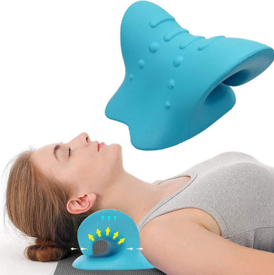 Neck Support Pillow 22x17.5x12.5cm Blue 87002MNM95LB