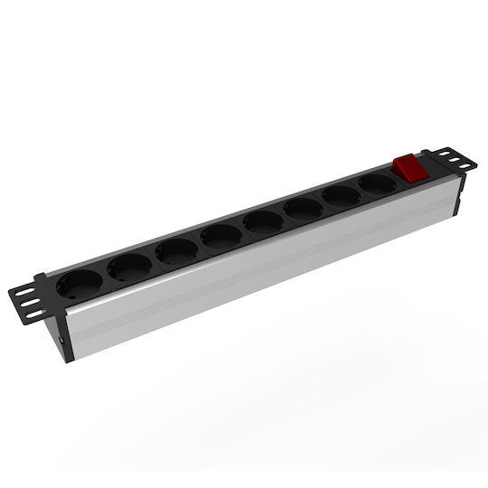 Canovate Πολύπριζο Rack PB-S08-100-116-103F-W 1τμχ