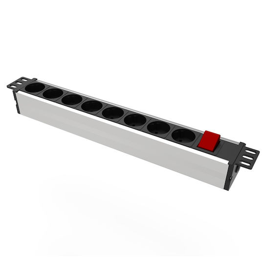 Canovate Πολύπριζο Rack PB-S08-100-116-103F-W 1τμχ