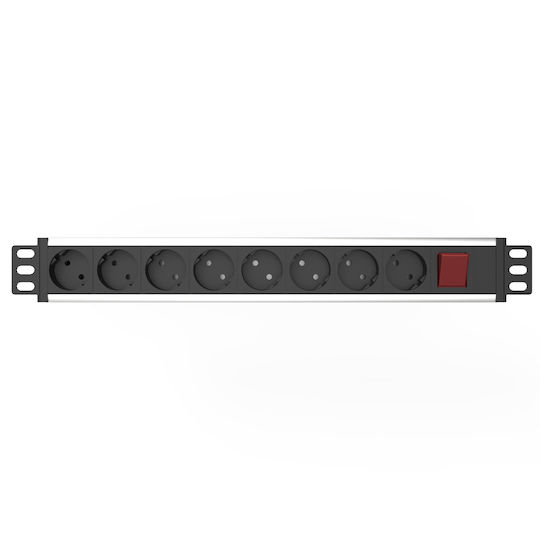 Canovate Πολύπριζο Rack PB-S08-100-116-103F-W 1τμχ