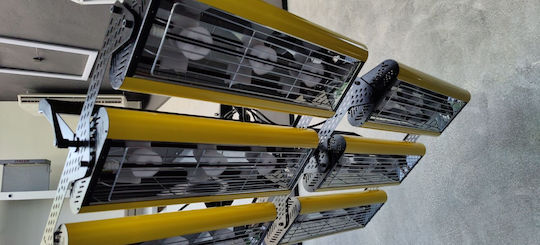 Инфрачервена сушилна лампа 6 крушки 7800W Maxtool