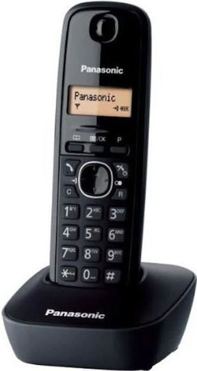 Panasonic KX-TG1611FRH Ασύρματο Τηλέφωνο Μαύρο