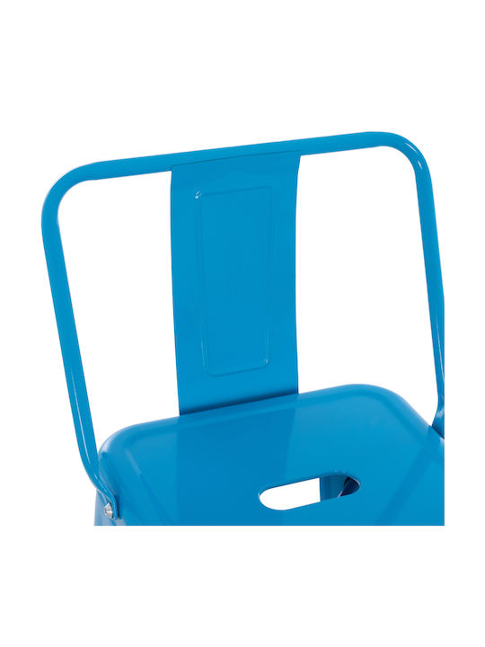 Stool for Bar Outdoor Melita-pro Blue 42x42x100cm