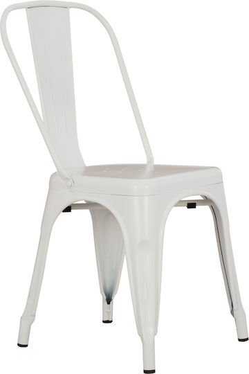 Melita-pro Scaune Sala de mese Matte White 1buc 44x47x84.5buc