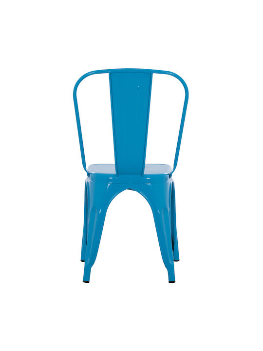 Melita-pro Dining Room Metallic Chair Blue 44x47x84.5cm