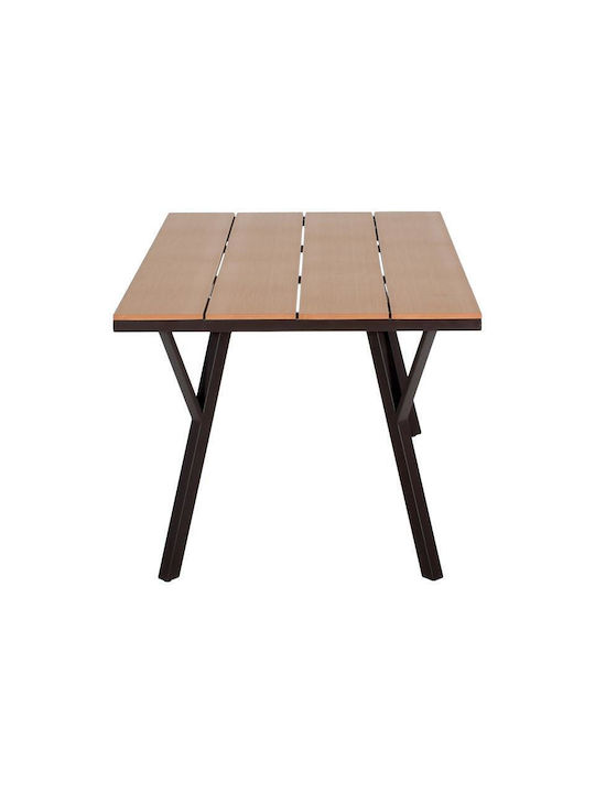Tisch Stabil Fl6514 Brown 160x91x72cm