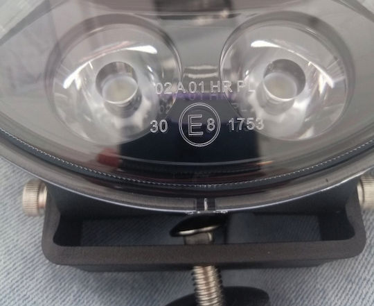 Round Car Headlight LED Universal 10 - 30V 60W with White Lighting 1 Piece